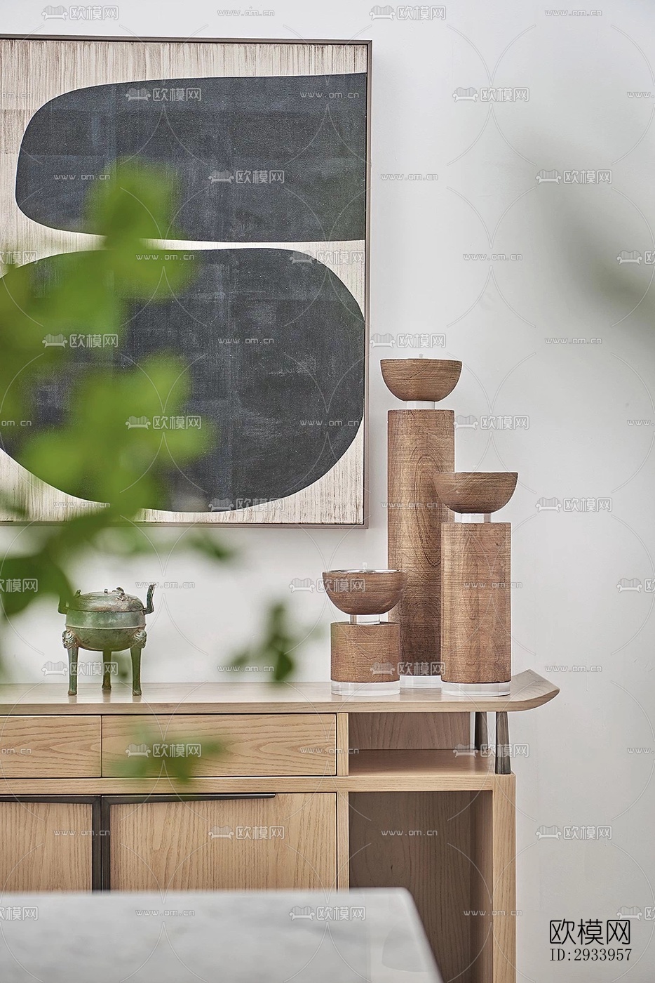 新中式别墅效果图下载（渲染图13）