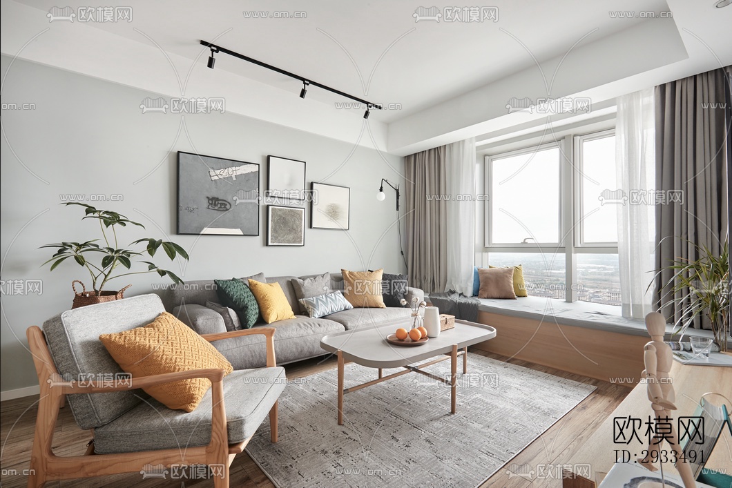 北欧公寓效果图下载（渲染图20）