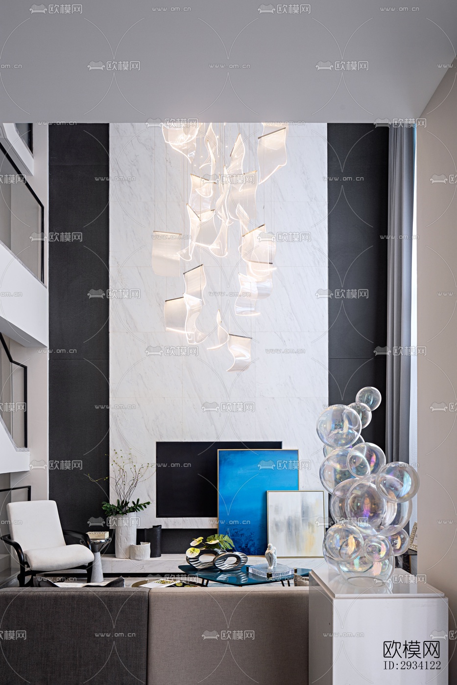 现代别墅效果图下载（渲染图6）