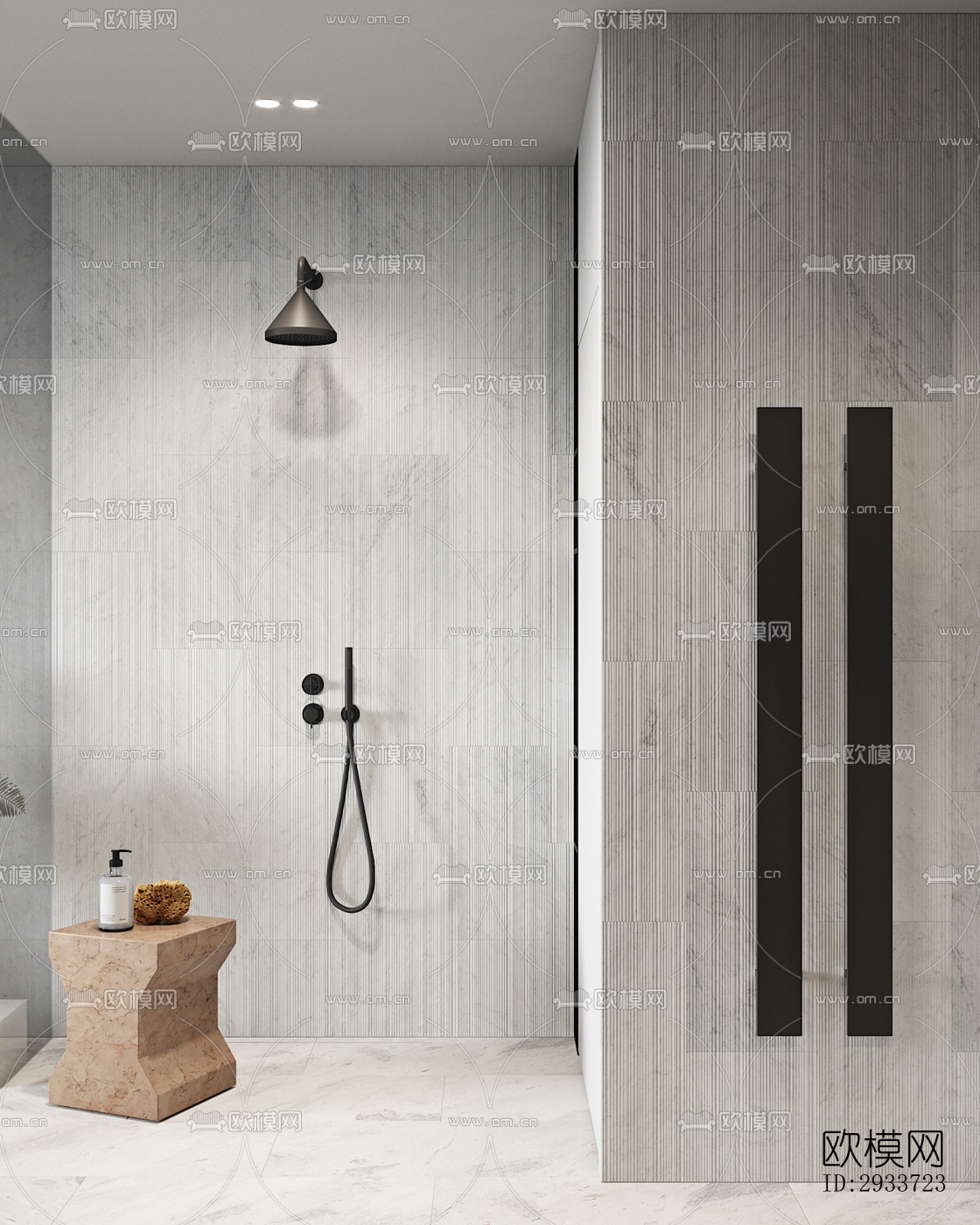 现代公寓效果图下载（渲染图9）