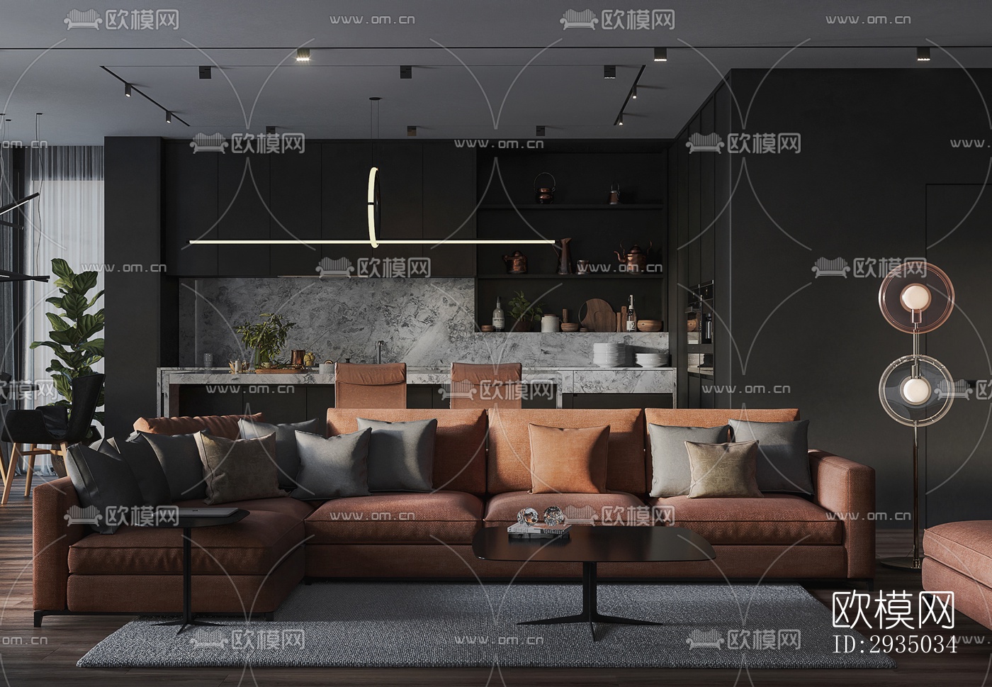 高级灰平层效果图下载（渲染图12）