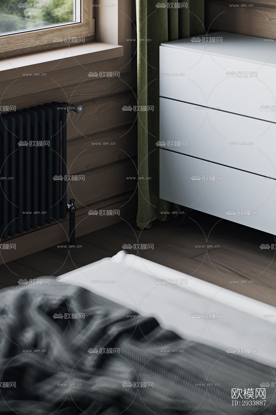 北欧别墅效果图下载（渲染图13）