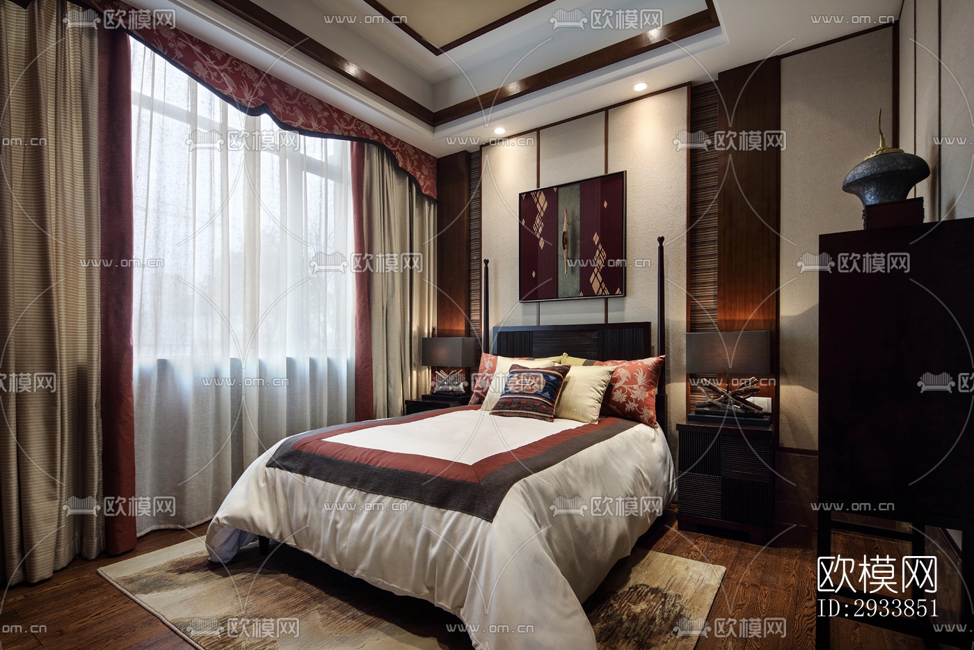 东南亚别墅效果图下载（渲染图10）