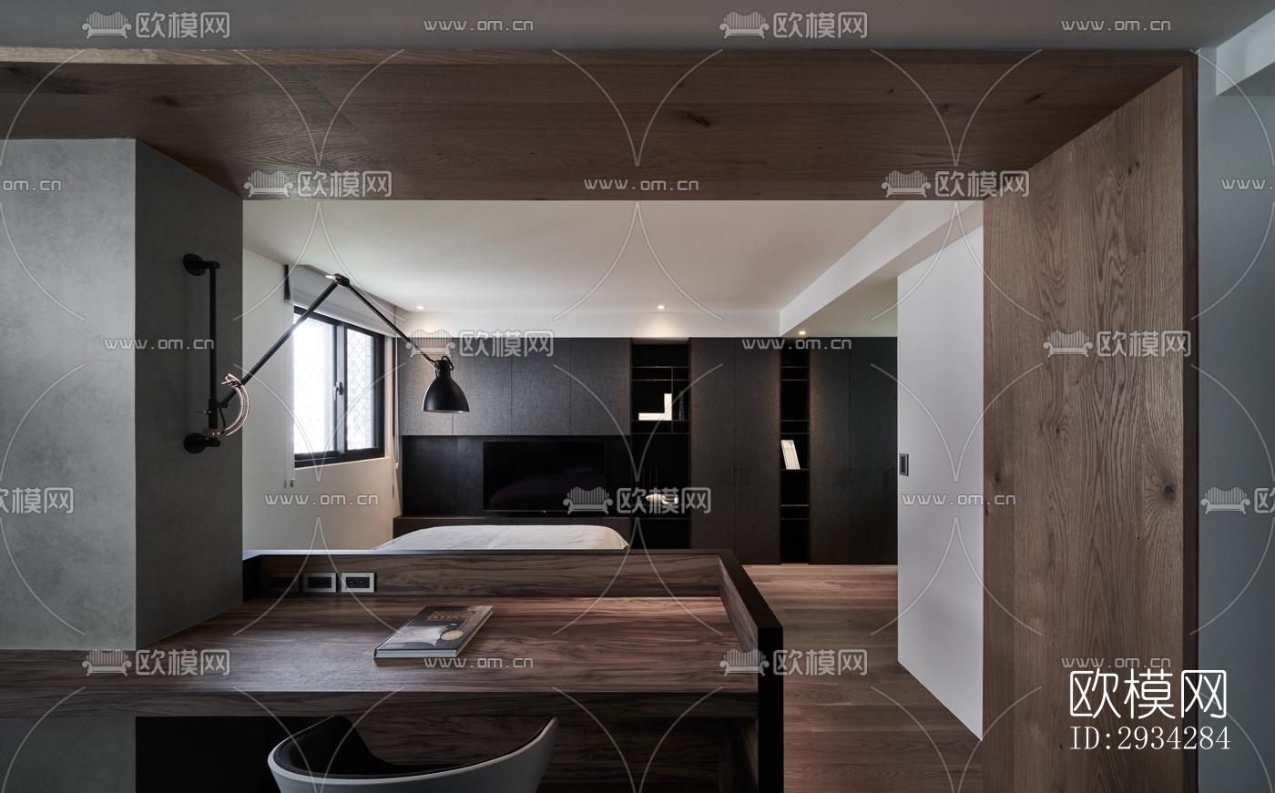 现代复式效果图下载（渲染图8）