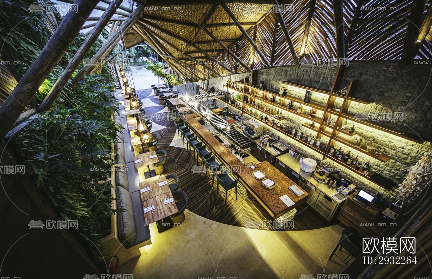 东南亚酒吧效果图下载（渲染图11）
