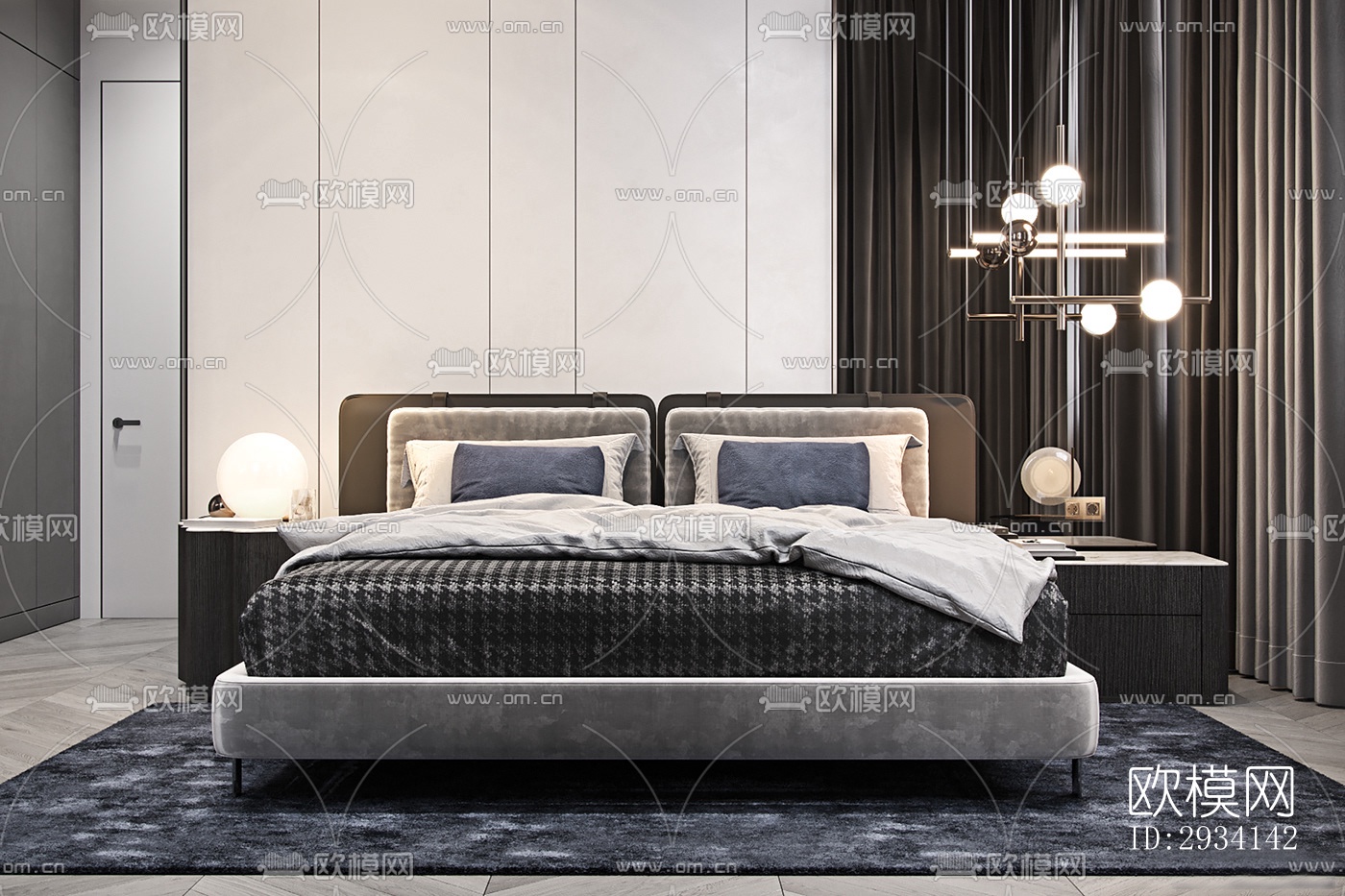 现代别墅效果图下载（渲染图5）