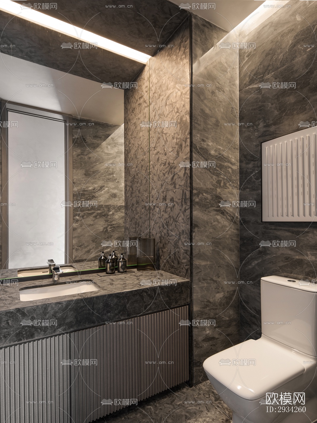 现代复式效果图下载（渲染图8）