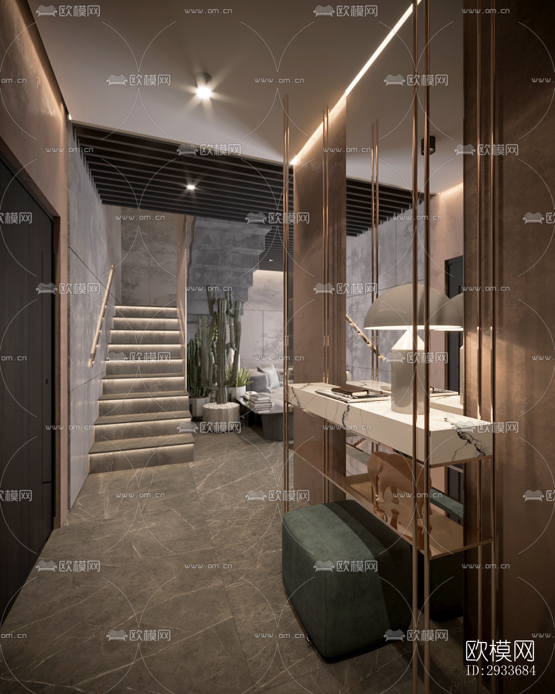 工业风公寓效果图下载（渲染图20）