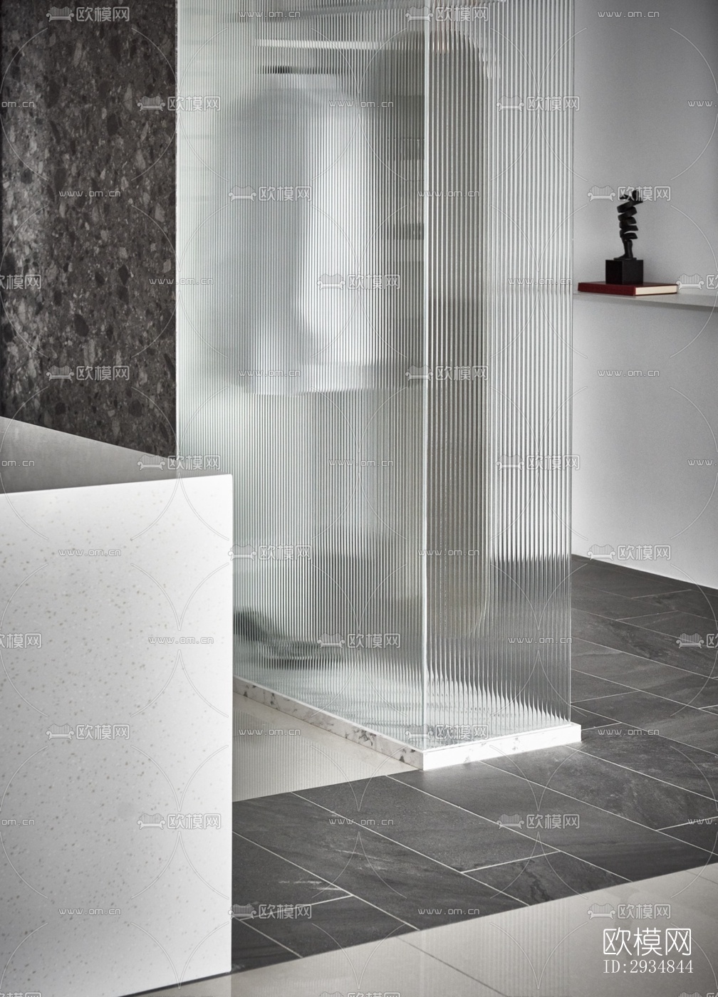 现代平层效果图下载（渲染图18）