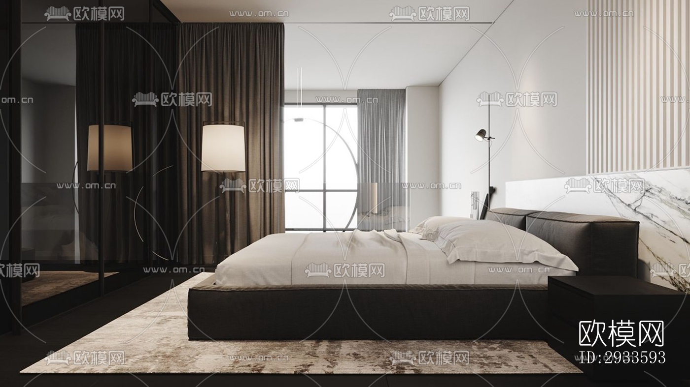 北欧公寓效果图下载（渲染图8）