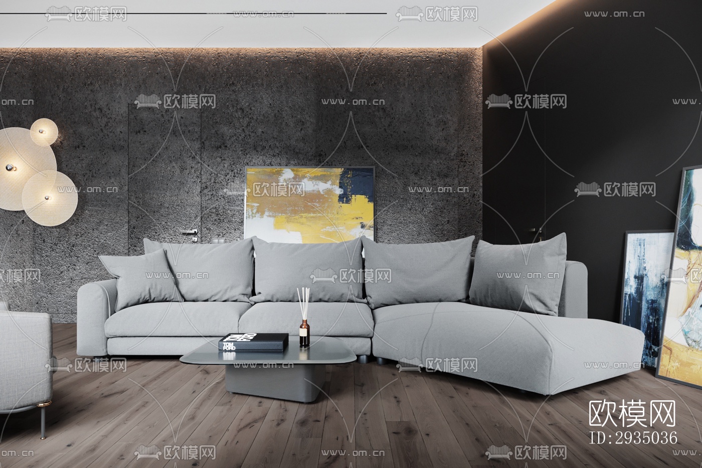 高级灰平层效果图下载（渲染图13）