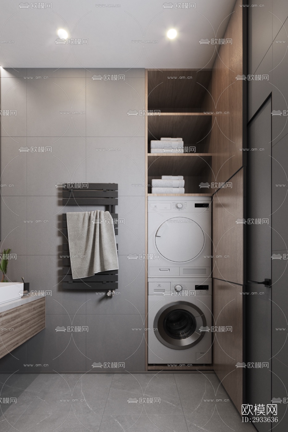 北欧公寓效果图下载（渲染图9）