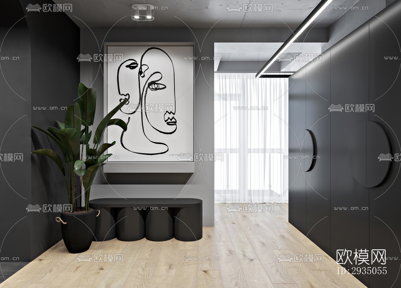 高级灰平层效果图下载（渲染图17）