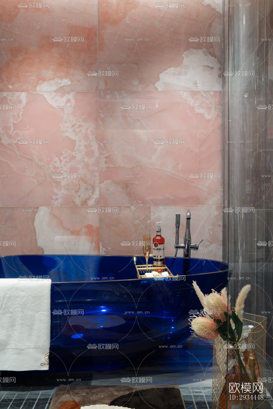 后现代平层效果图下载（渲染图9）