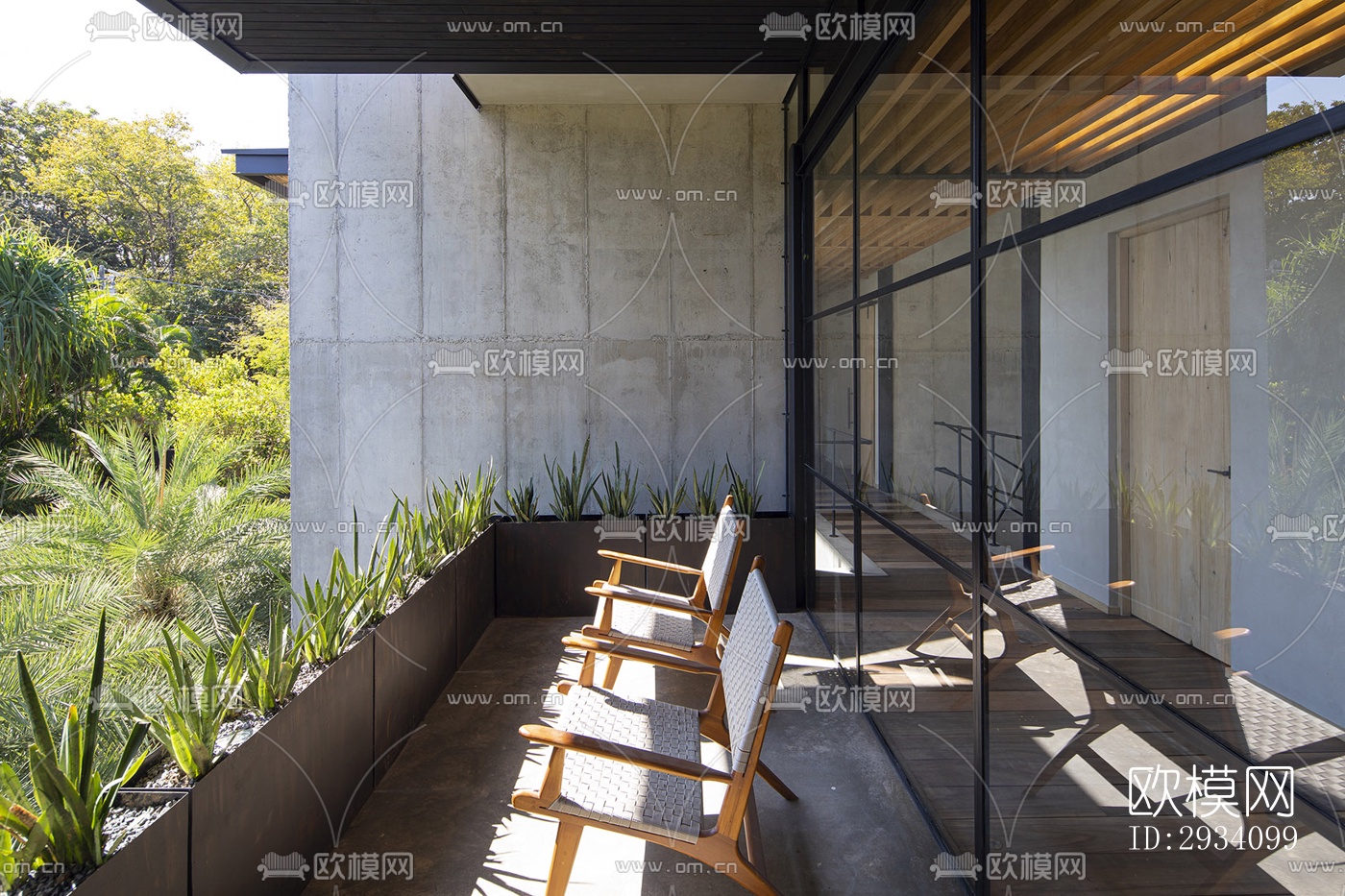 现代别墅效果图下载（渲染图6）