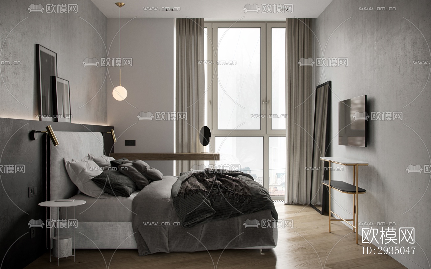 高级灰平层效果图下载（渲染图7）