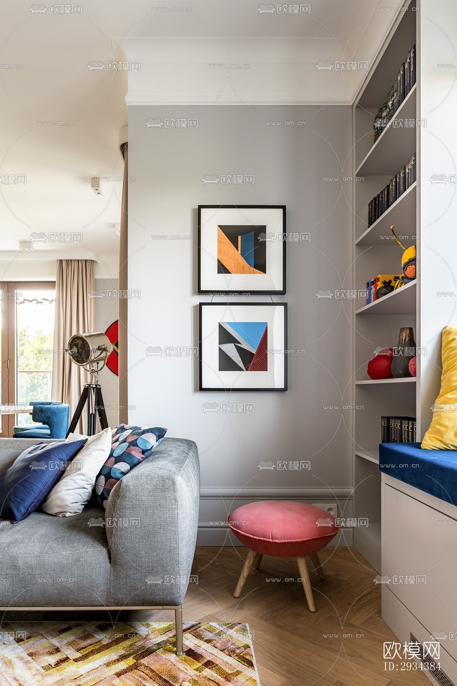 北欧平层效果图下载（渲染图13）