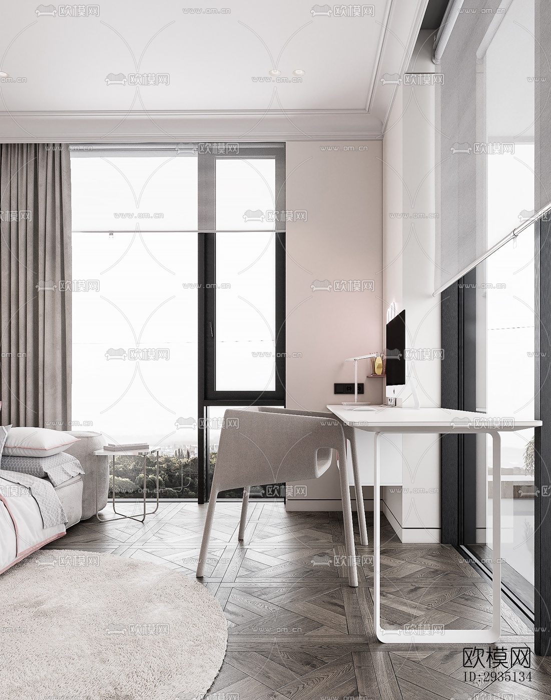 高级灰平层效果图下载（渲染图12）