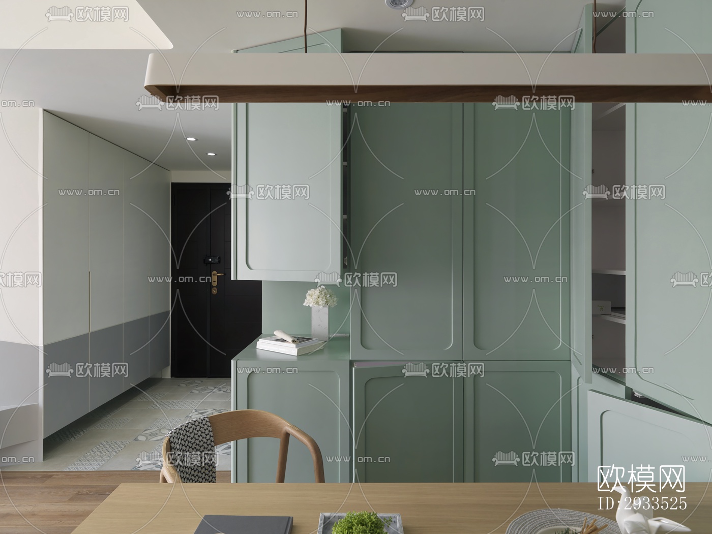 北欧公寓效果图下载（渲染图6）