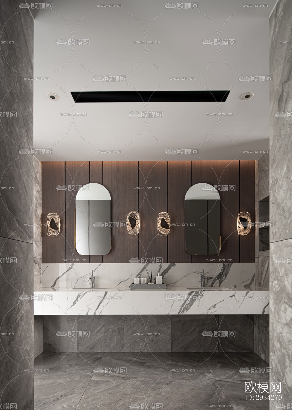 现代复式效果图下载（渲染图1）