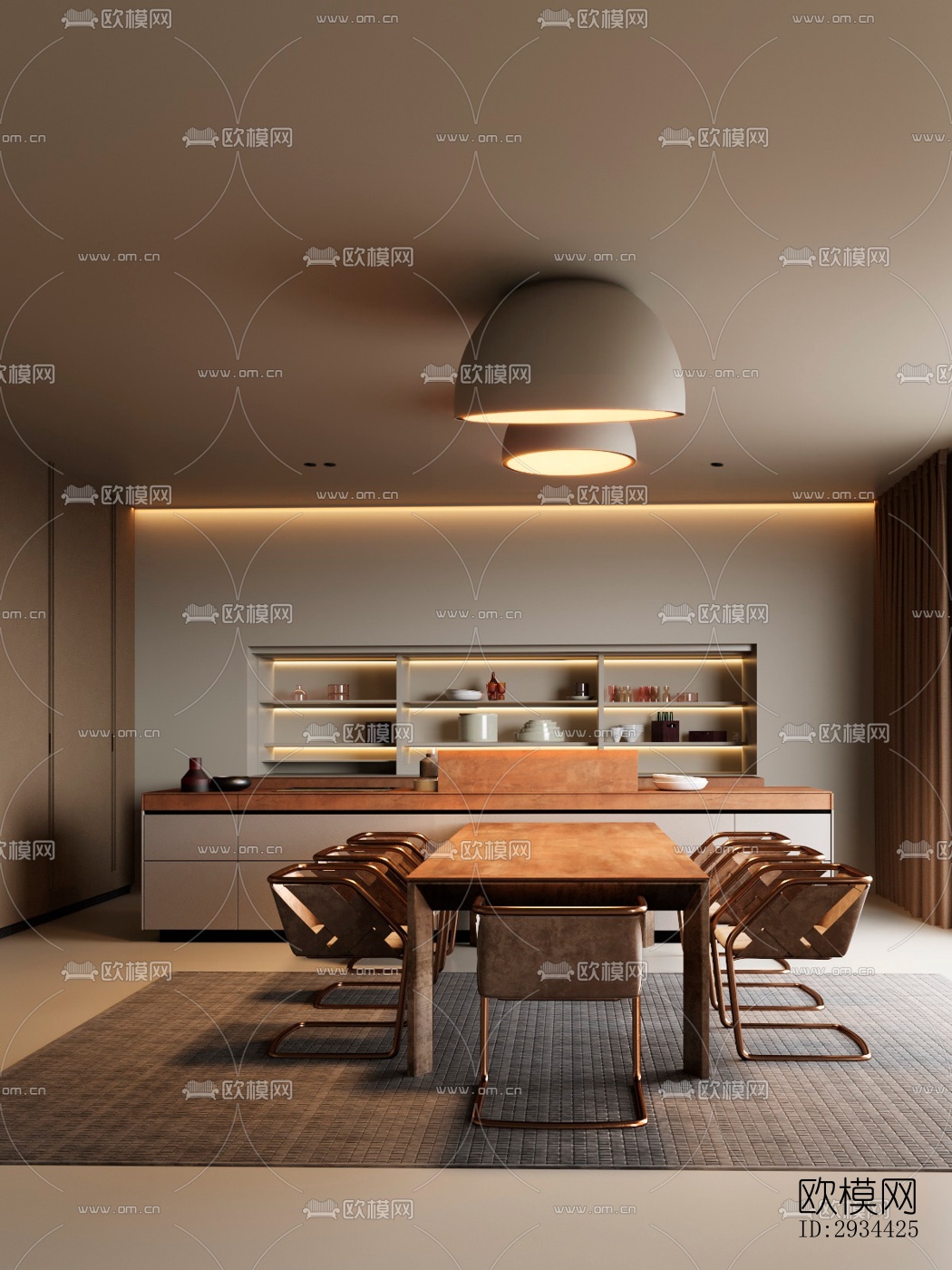 北欧平层效果图下载（渲染图16）