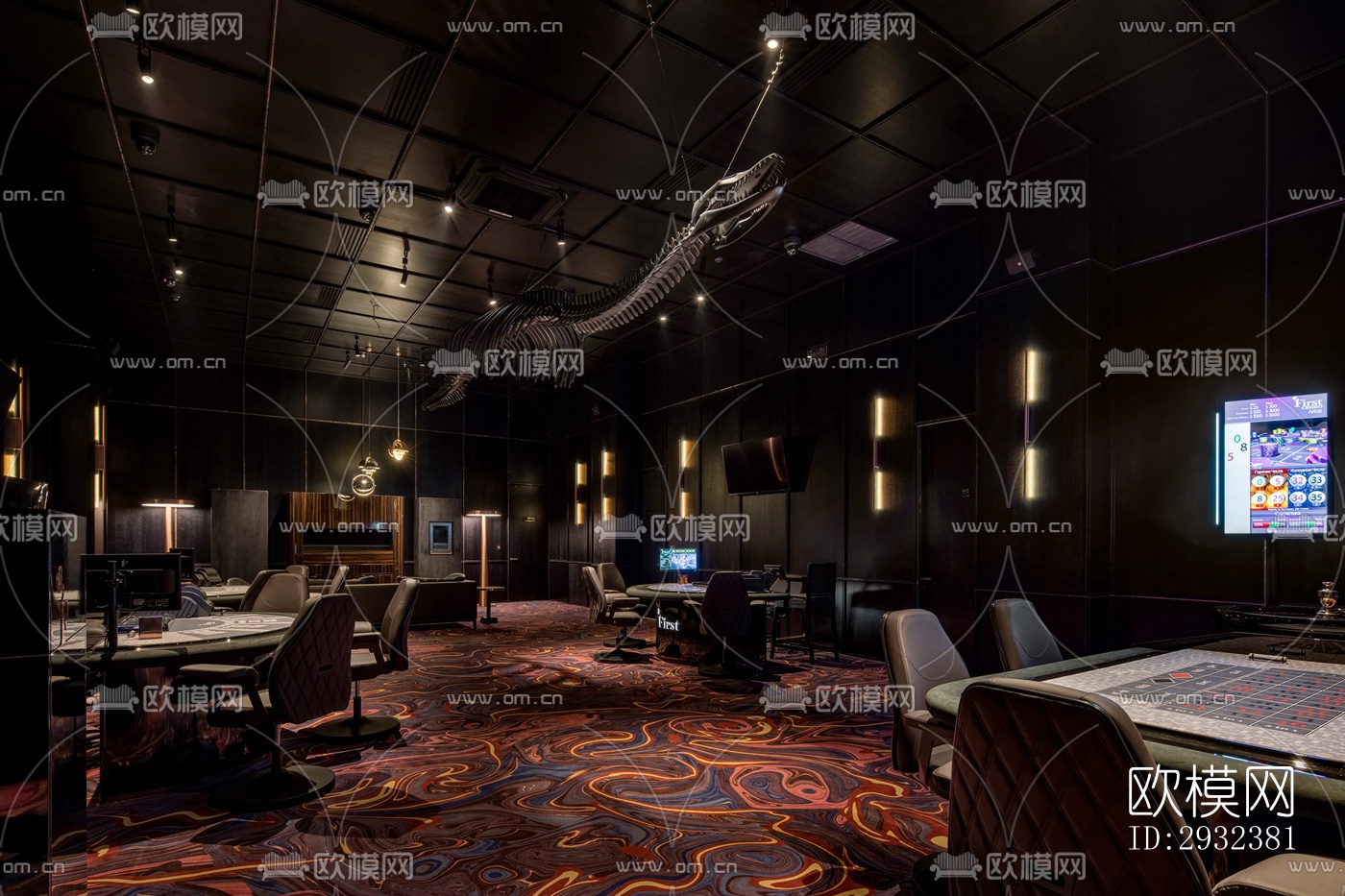 现代酒吧效果图下载（渲染图5）