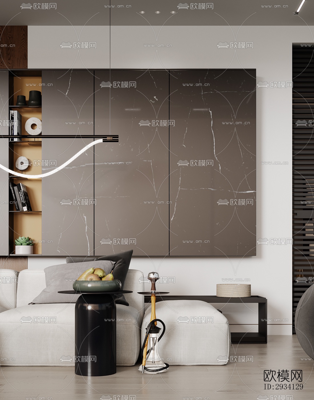 现代别墅效果图下载（渲染图8）