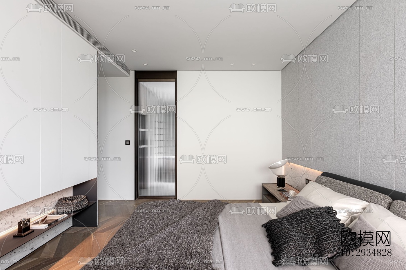 现代平层效果图下载（渲染图5）