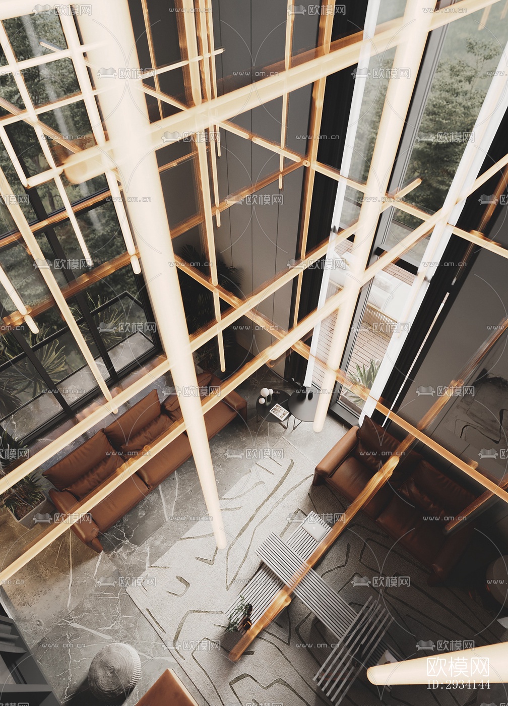 现代别墅效果图下载（渲染图18）