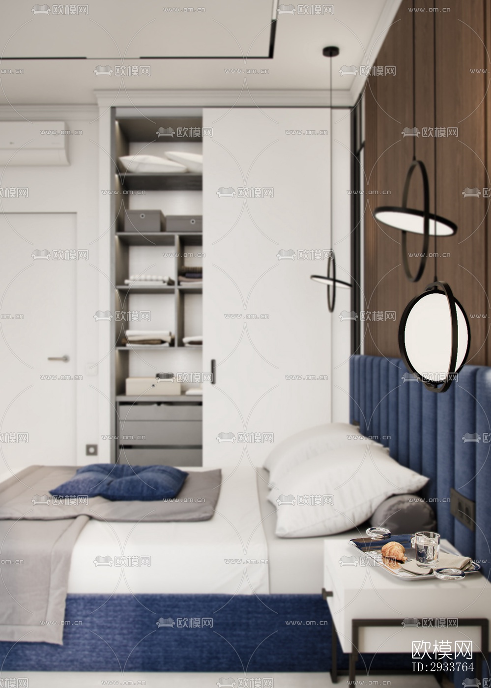 现代公寓效果图下载（渲染图7）