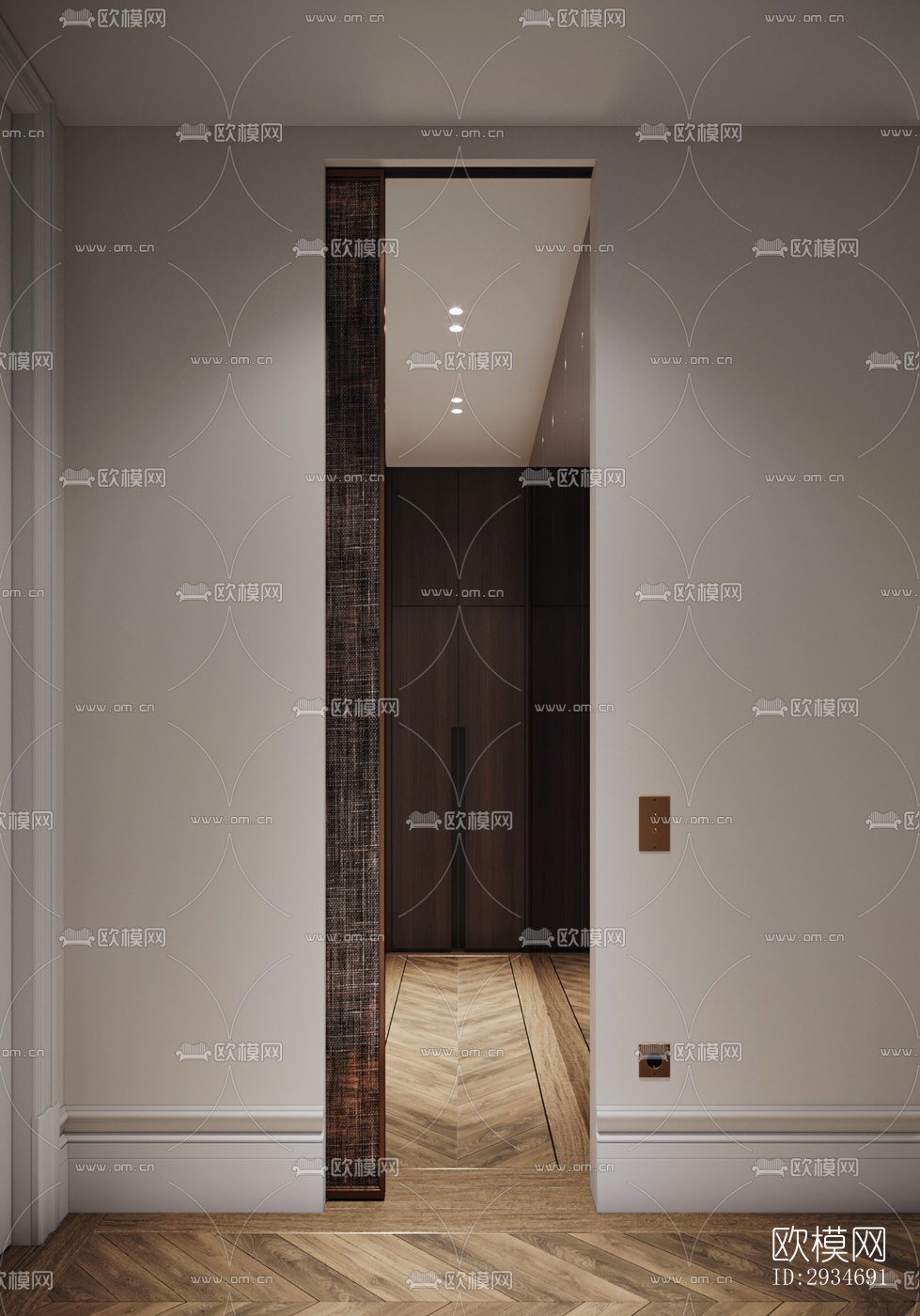 欧式平层效果图下载（渲染图18）