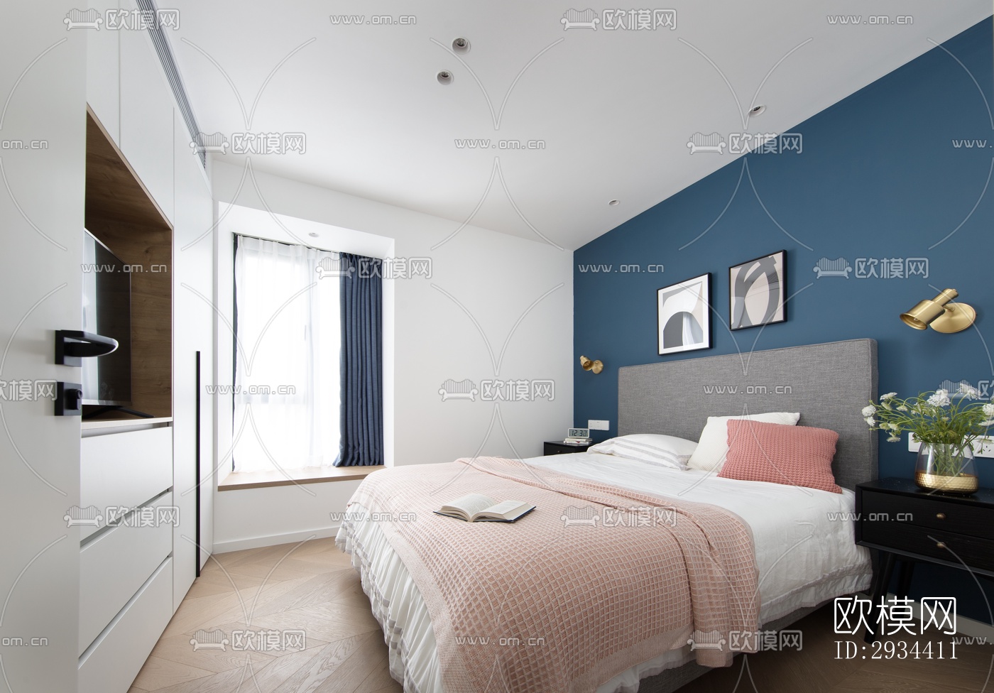 北欧平层效果图下载（渲染图18）