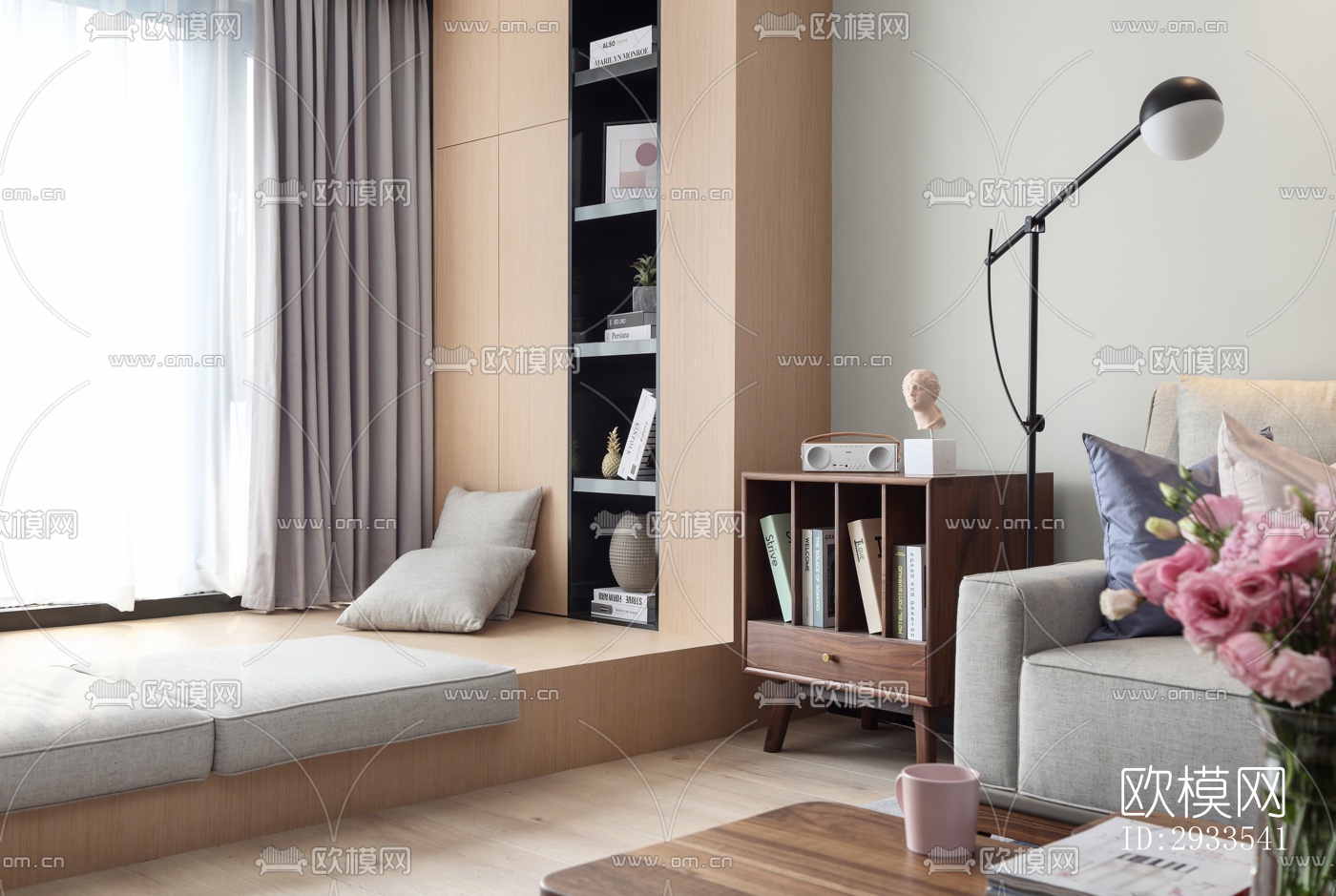 北欧公寓效果图下载（渲染图8）