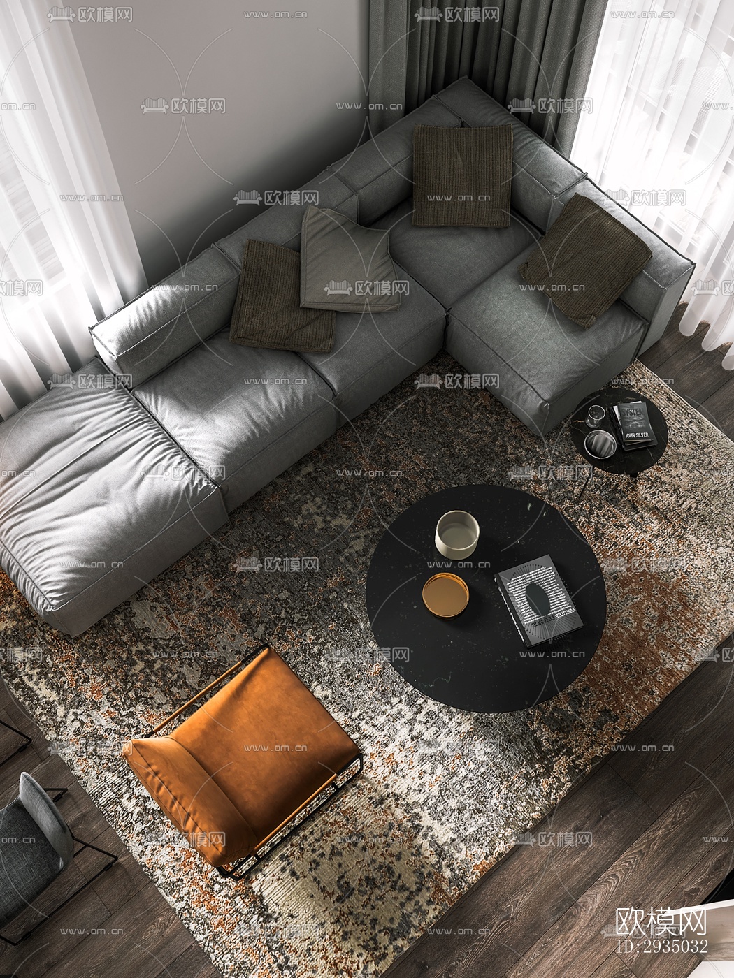 高级灰平层效果图下载（渲染图4）