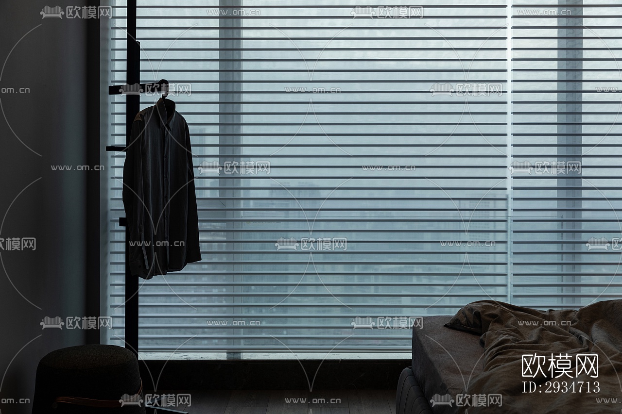 现代平层效果图下载（渲染图10）