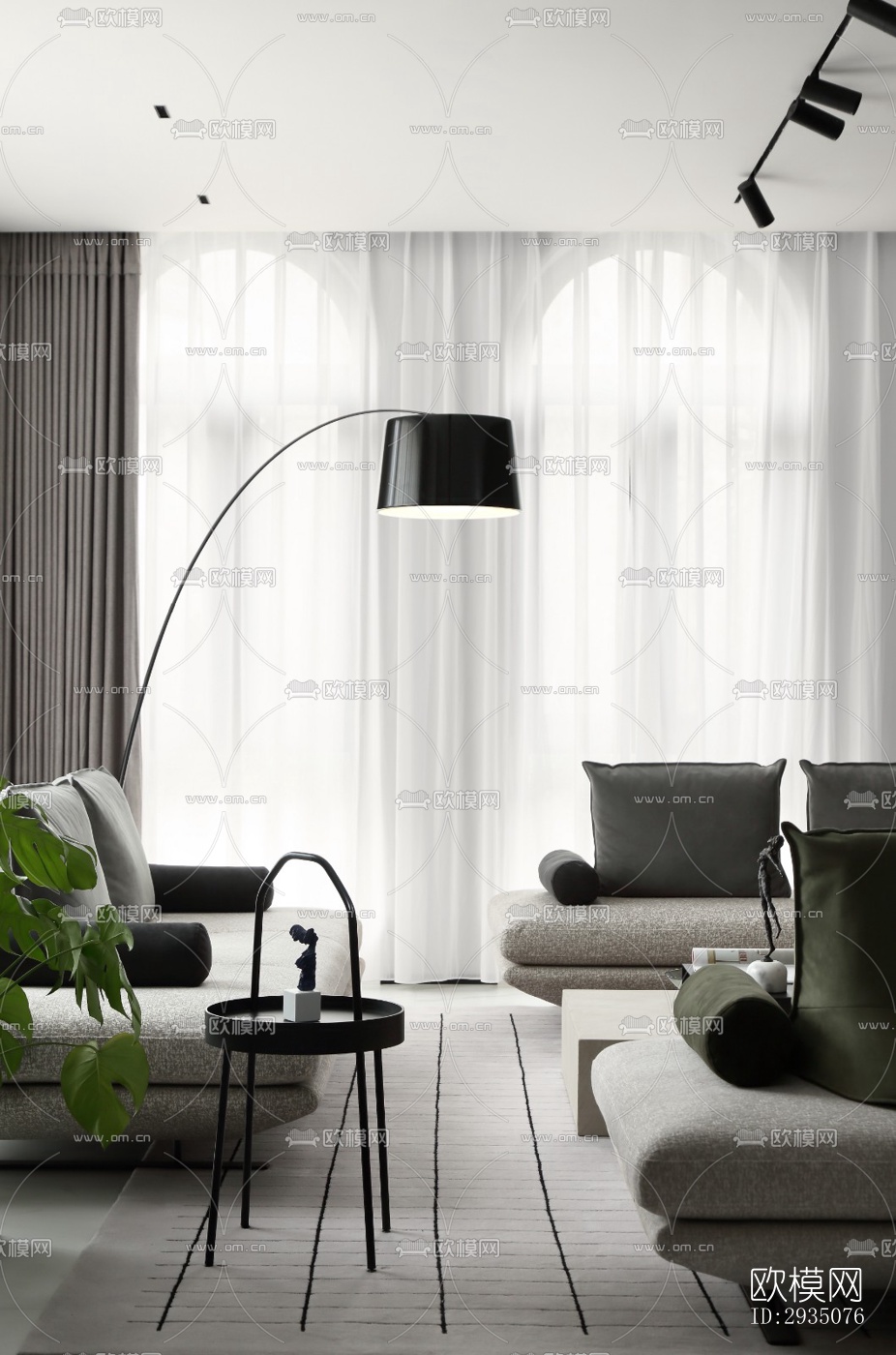 高级灰平层效果图下载（渲染图15）