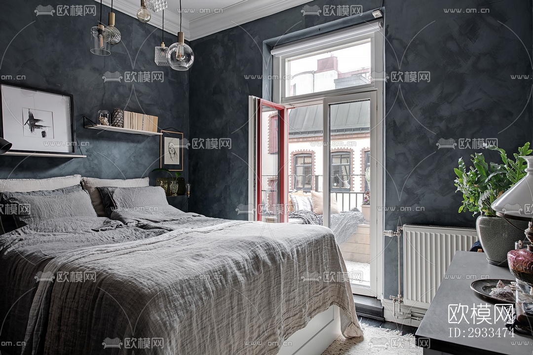 北欧公寓效果图下载（渲染图12）