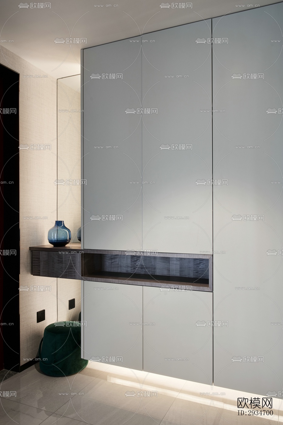 现代平层效果图下载（渲染图10）