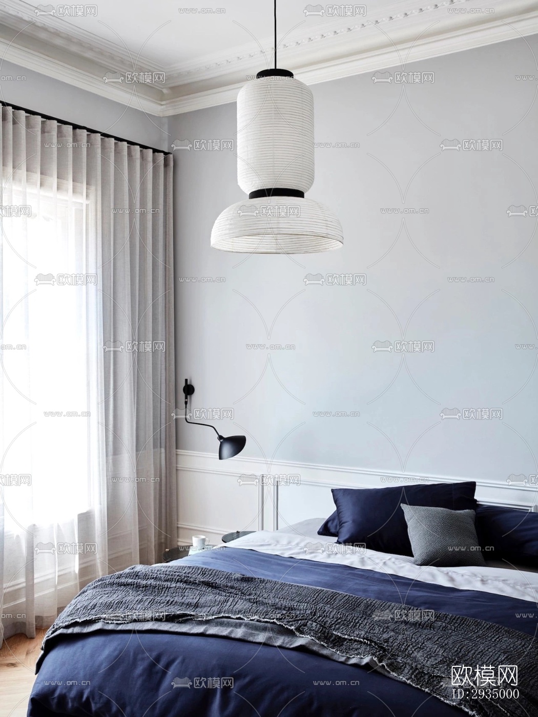 现代平层效果图下载（渲染图10）