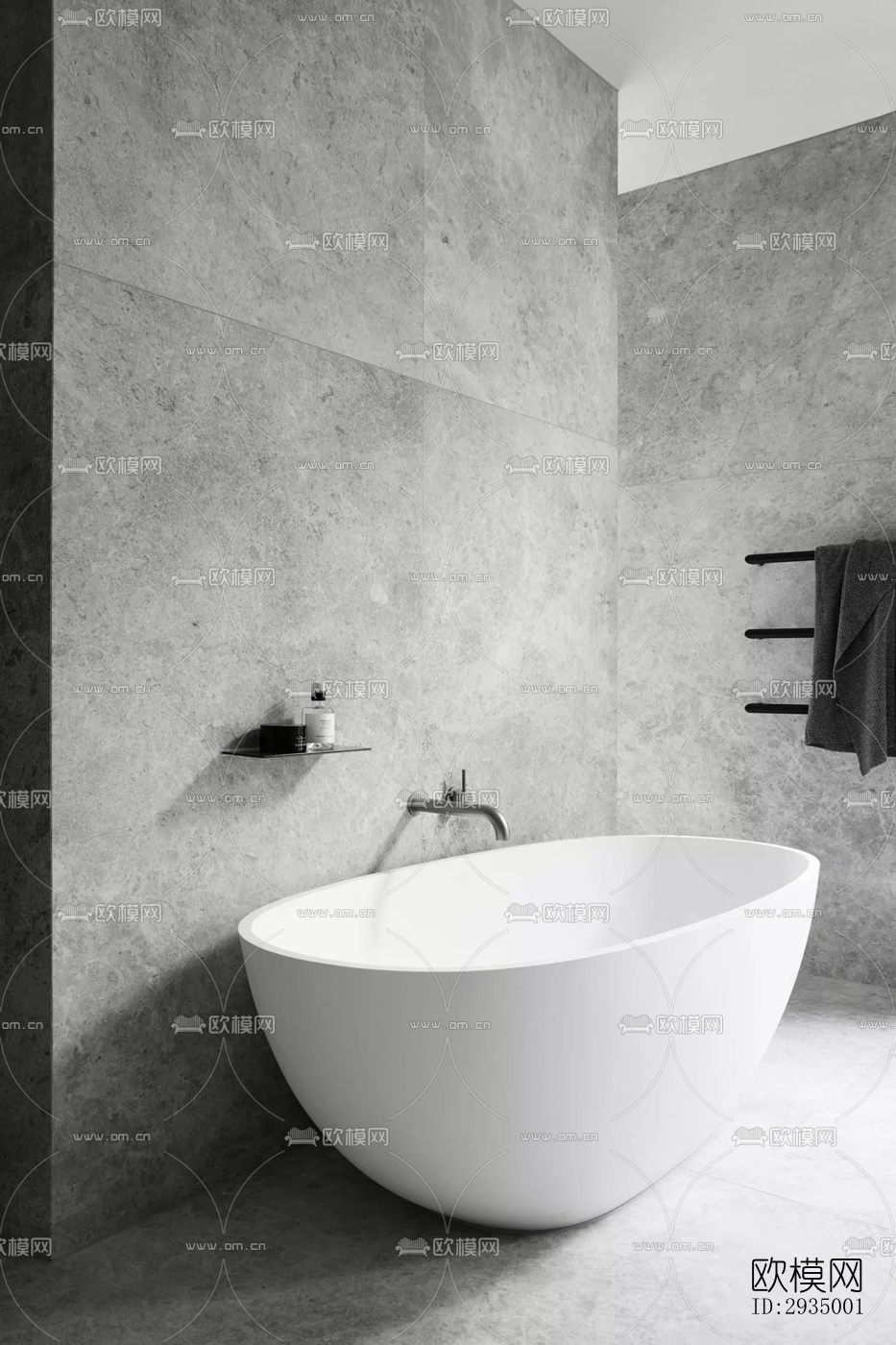 现代平层效果图下载（渲染图16）