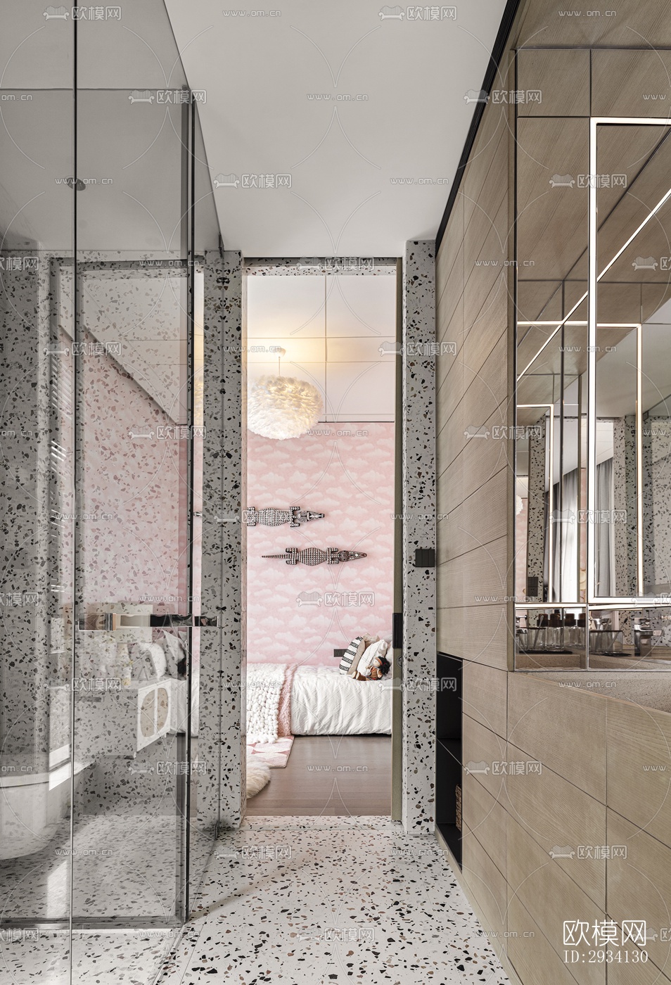 现代别墅效果图下载（渲染图12）