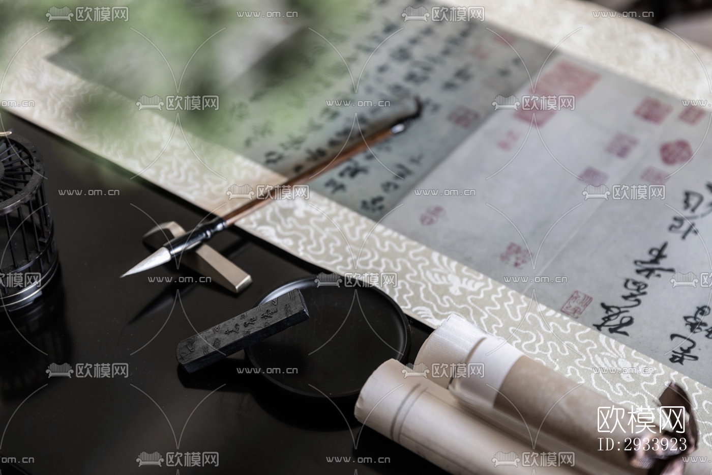 新中式别墅效果图下载（渲染图10）