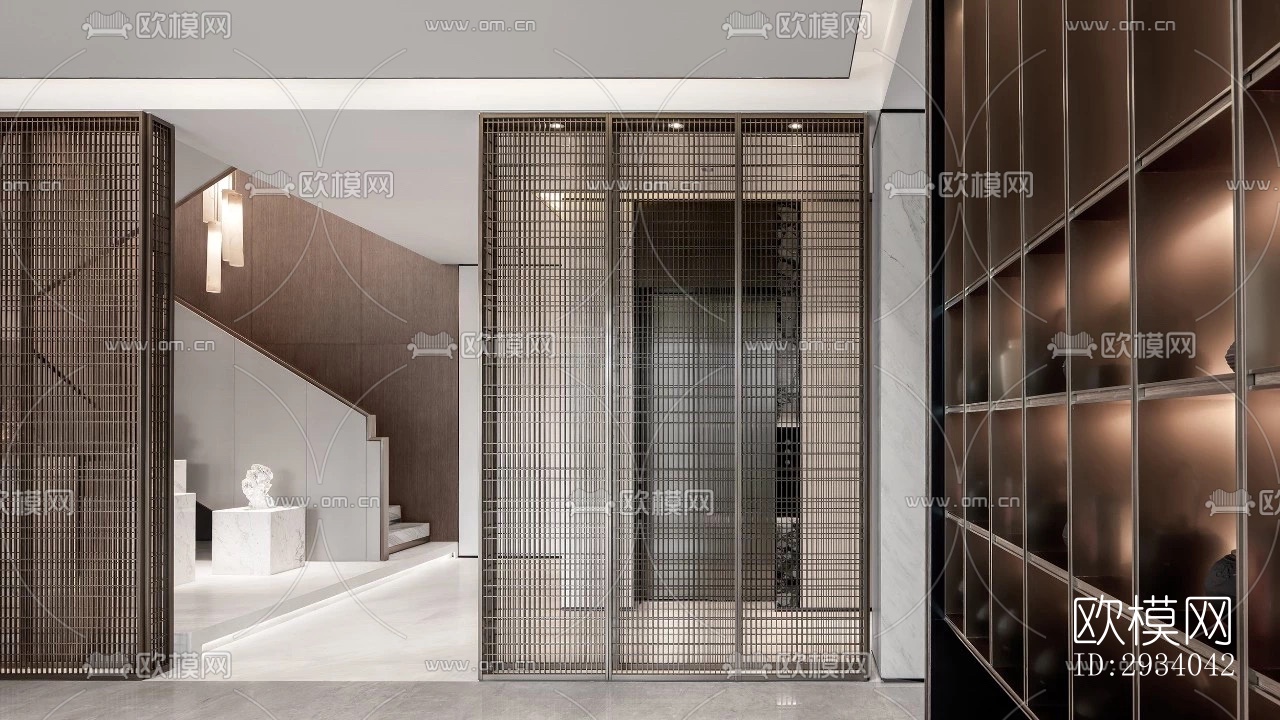 现代别墅效果图下载（渲染图4）