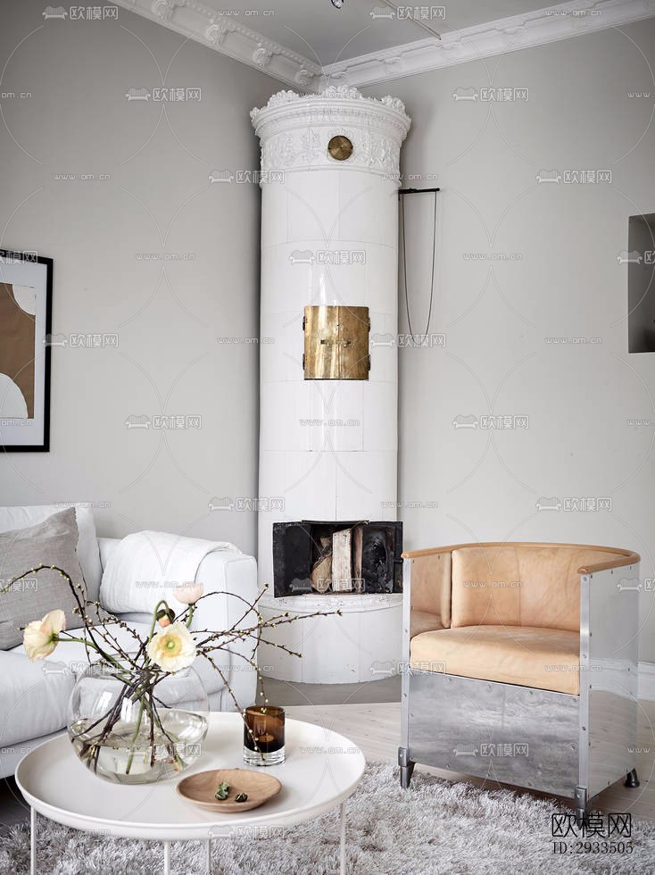 北欧公寓效果图下载（渲染图3）