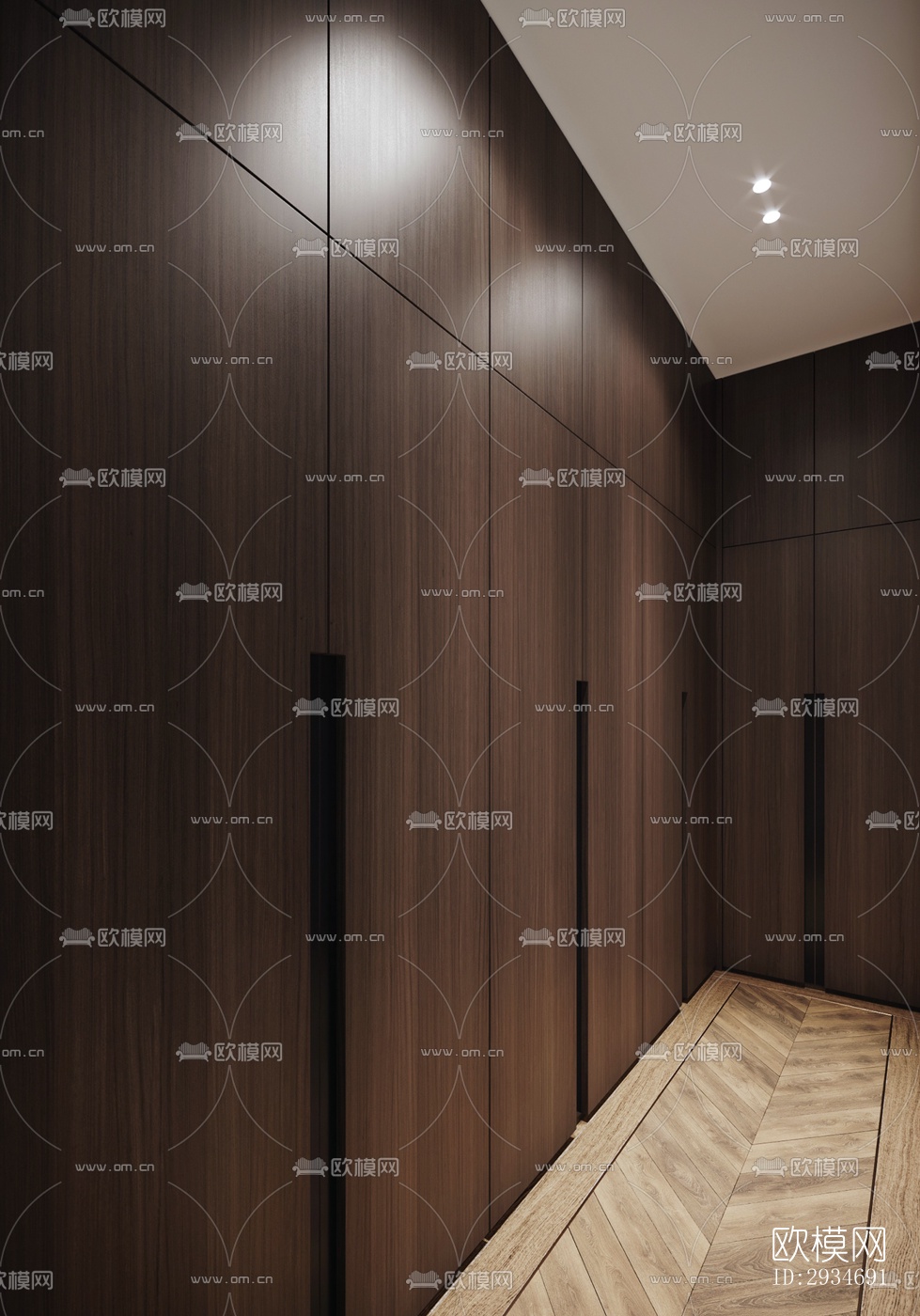 欧式平层效果图下载（渲染图19）