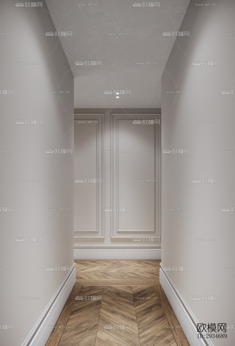 欧式平层效果图下载（渲染图9）