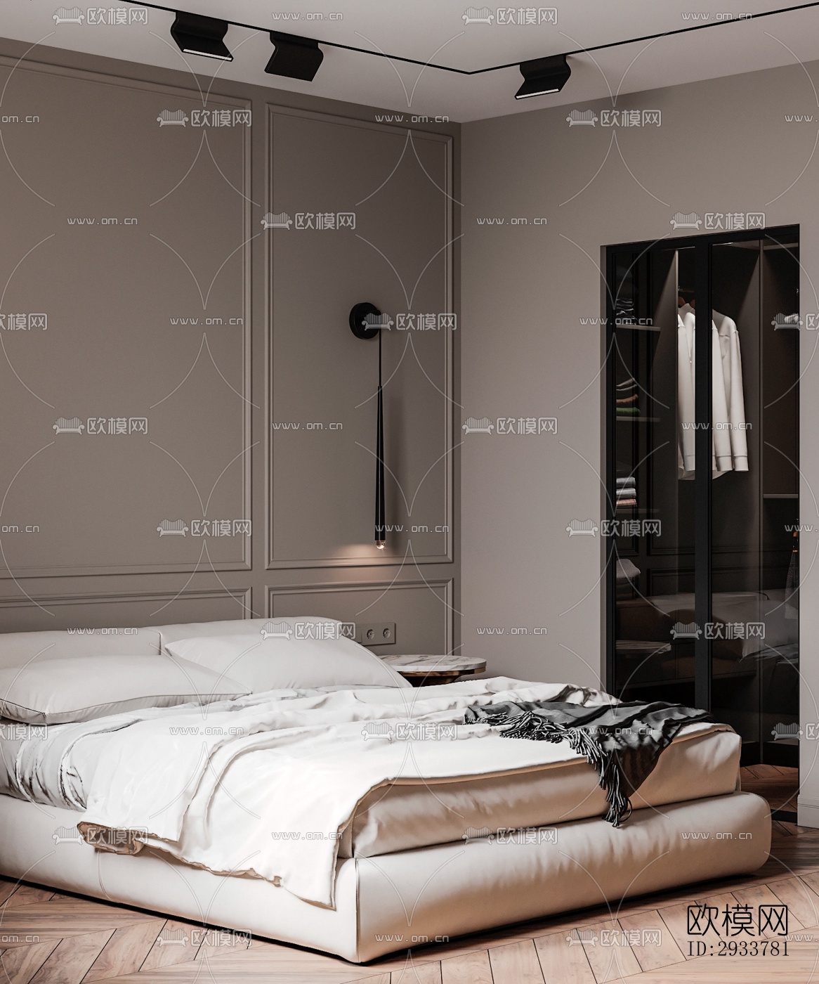 现代公寓效果图下载（渲染图17）