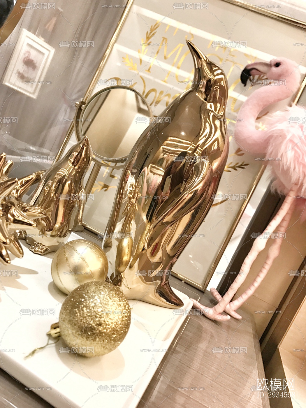 新中式平层效果图下载（渲染图7）