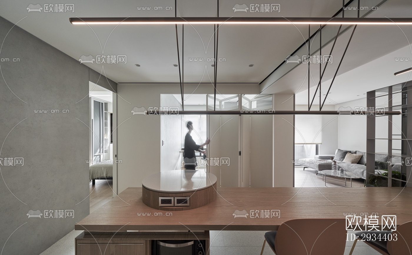 北欧平层效果图下载（渲染图7）