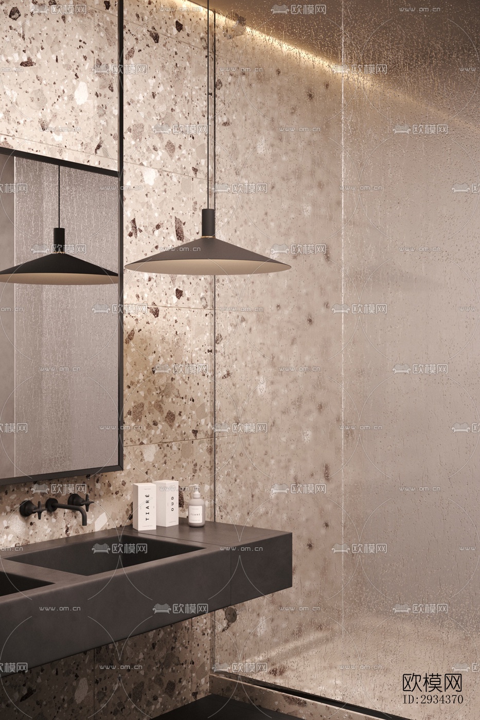 侘寂平层效果图下载（渲染图14）